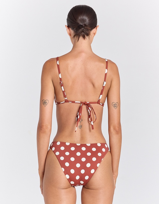 Poolside Paradiso - Seaside Tropics Bikini Bottom - Sienna