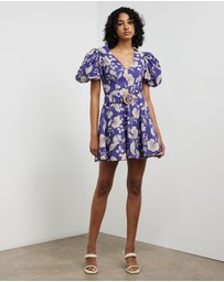 Sofia Irina - Balloon Sleeve Mini Dress