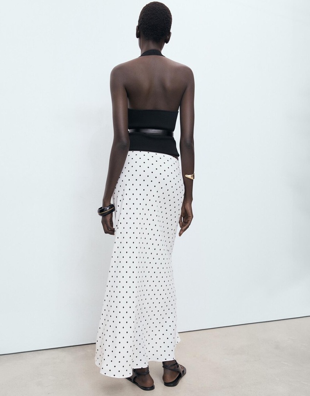 M.N.G - Long Polka Dot Skirt