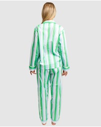 Sant And Abel - Women's Drawbertson Wild Stripes Long PJ Set