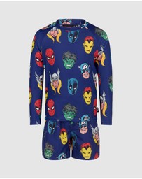 Rock Your Kid - Avengers Marvel Rashie Set - ICONIC EXCLUSIVE - Kids