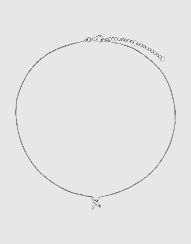 Najo - Bisous Silver Necklace (45cm+ext)