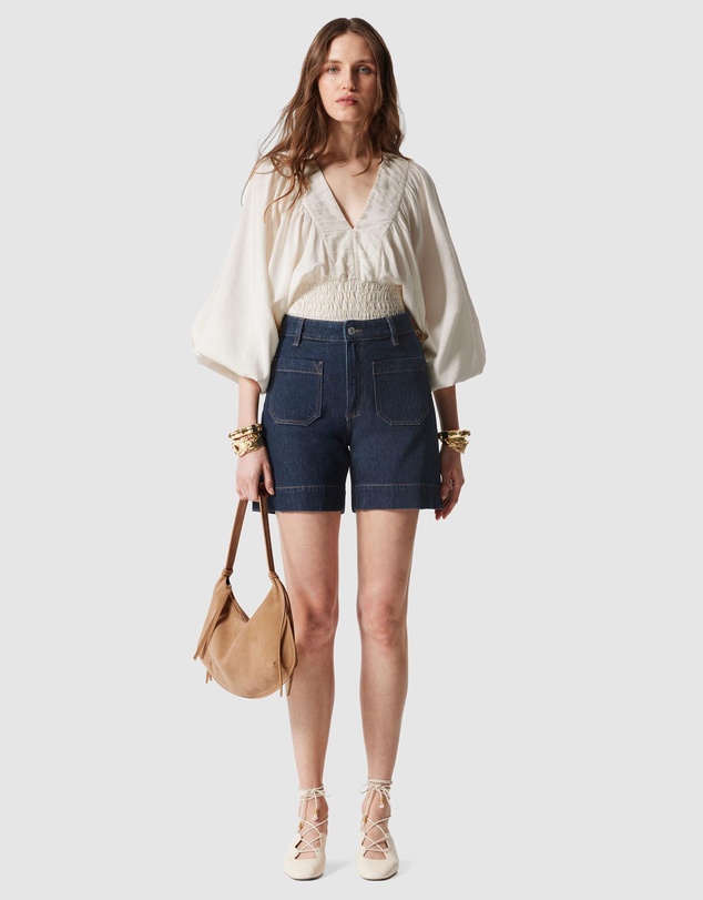 & Other Stories - High-Waist Denim Shorts