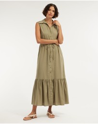 Amelius - Kate Buttoned Maxi Dress