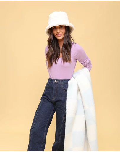 Morgan & Taylor - Carla Faux Fur Bucket Hat