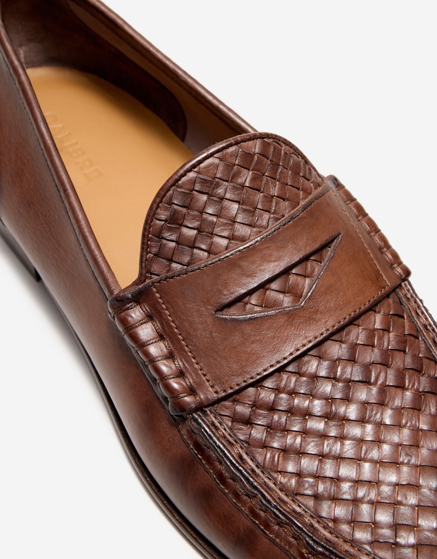 Calibre - Woven Insert Loafer Tan