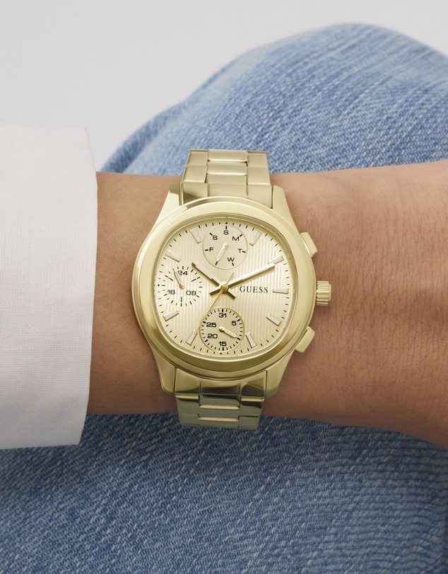 GUESS - GUESS Ladies Gold-Tone Multifunction Watch