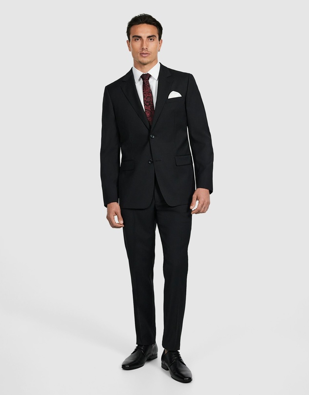 Tarocash - Titan Slim Wool Suit Jacket