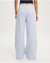 Cotton On Body Active - Plush Tie Waist Wide Leg Sweatpant