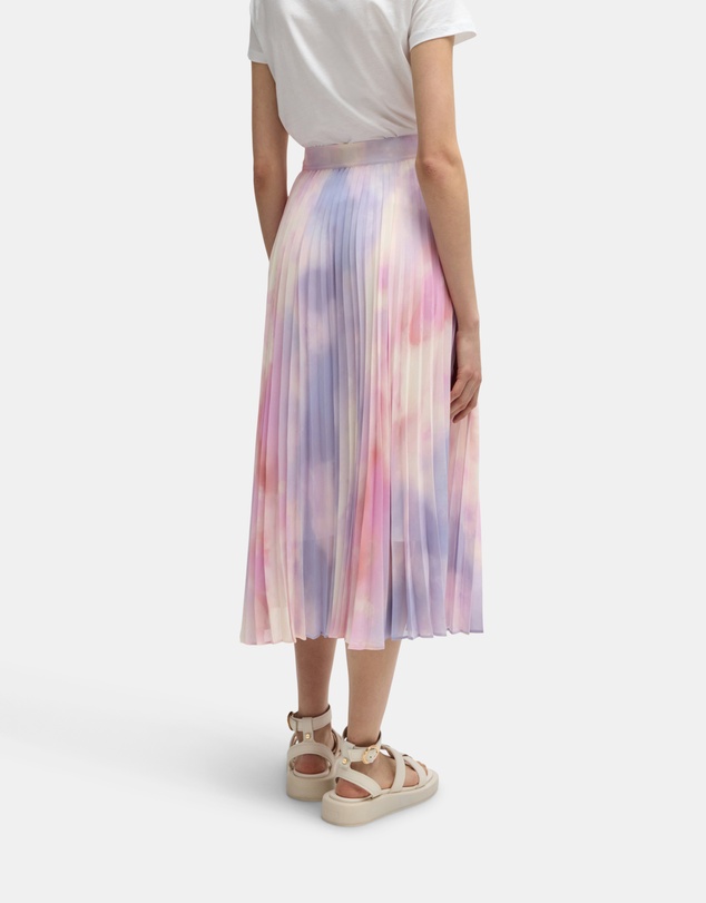 BOSS - Printed Plissé Skirt