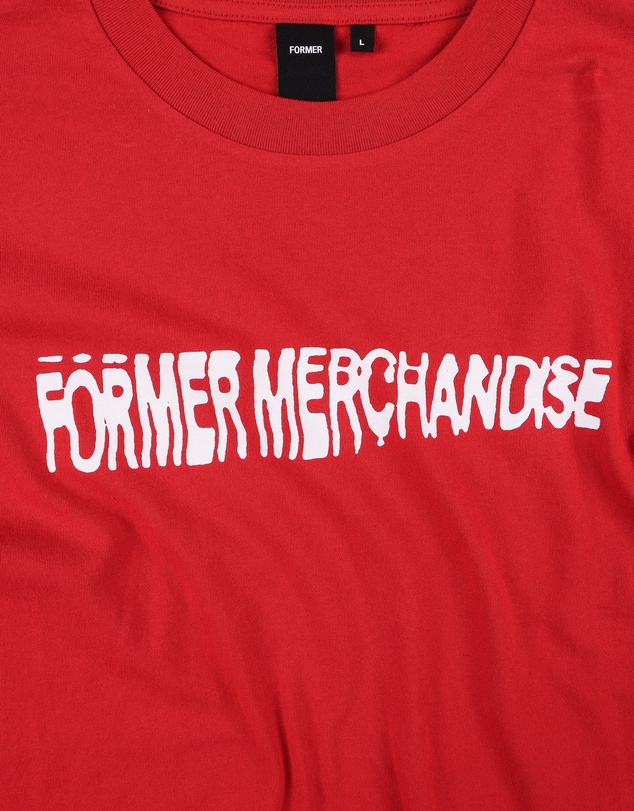 Former - Skewed T-shirt // Red