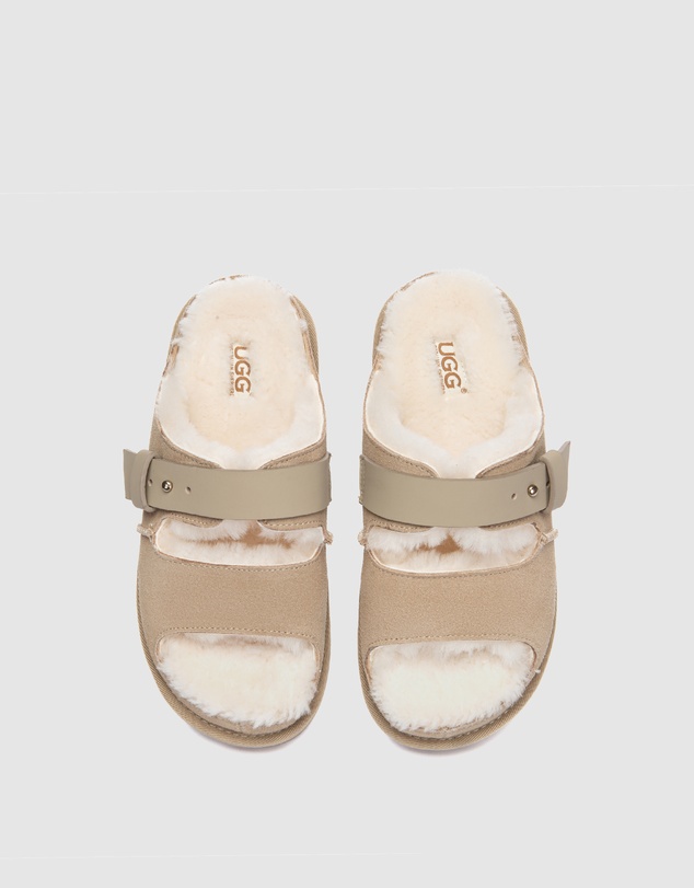 EVERAU - Australian Shepherd Ugg Clava Cow Suede Upper Loafer Oxfords Flats