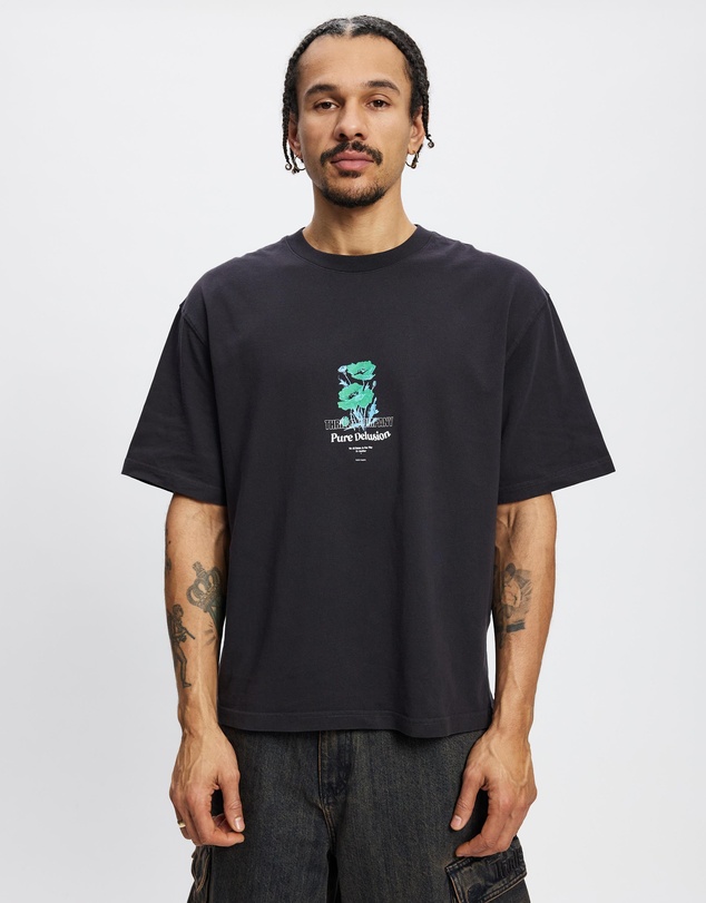 Thrills - Pure Delusion Box Fit Oversized Short Tee