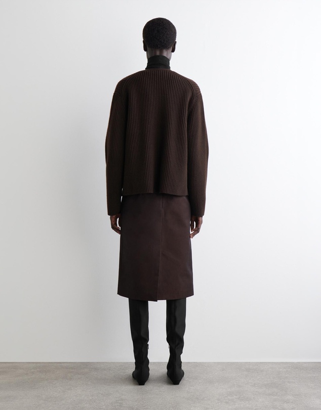 COS - Ribbed Merino Wool Utility Cardigan