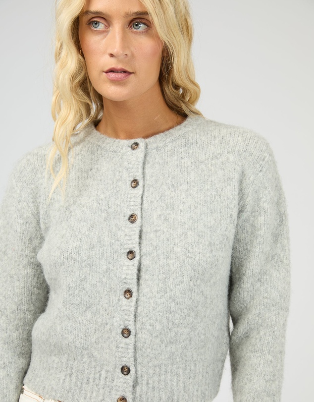 All About Eve - Bayside Cardigan Grey Marle