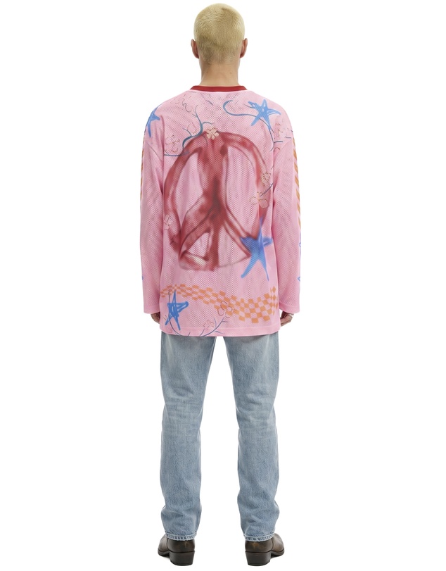 THE TALES - Peace Out Long Sleeve Football Jersey