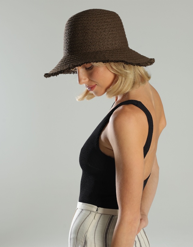 Morgan & Taylor - Elia Bucket Hat in Brown