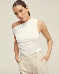 Oxford - Becca Half Lined Jersey Top