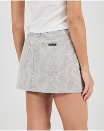 Rolla's - 90s Relaxed Mini Python Skirt