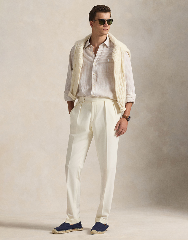 Polo Ralph Lauren - Custom Fit Striped Linen Shirt