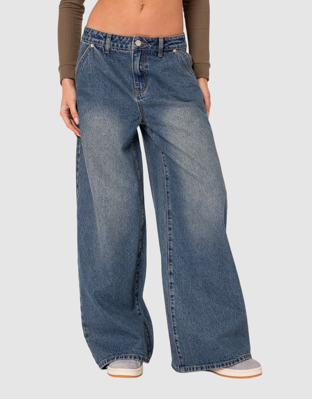 EDIKTED - Super Baggy Wide Leg Jeans