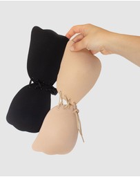 B Free Intimate Apparel - Push-Up Stick On Bra (A-B-C-D-DD-E-F) Cup