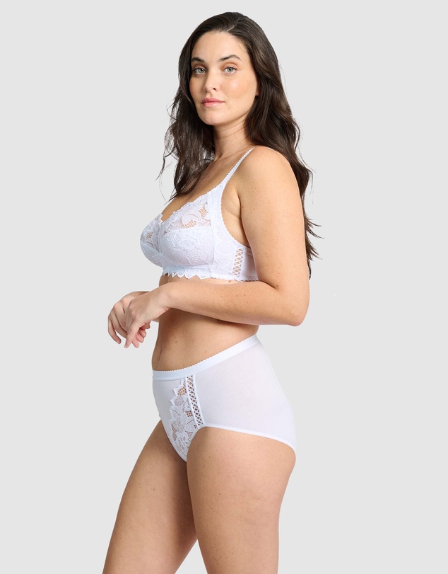 Sans Complexe - Coton d'Arum Organic Cotton Wirefree Lacy Bra