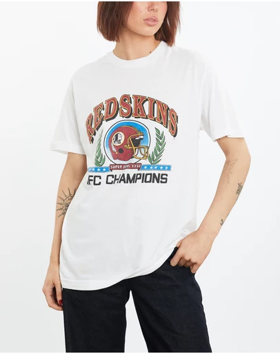 Vintage by The Real Deal - Pre Loved - 1991 NFL Washington Redskins Super Bowl Tee