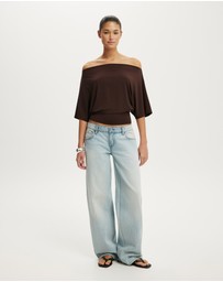 Cotton On - Lana Batwing SS Top