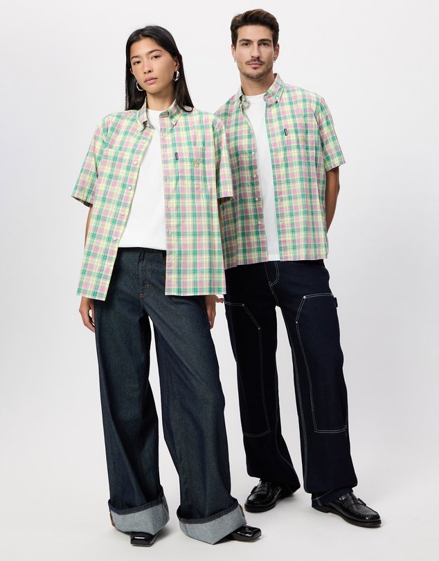 No Problemo - Alieno Embroidered SS Check Shirt