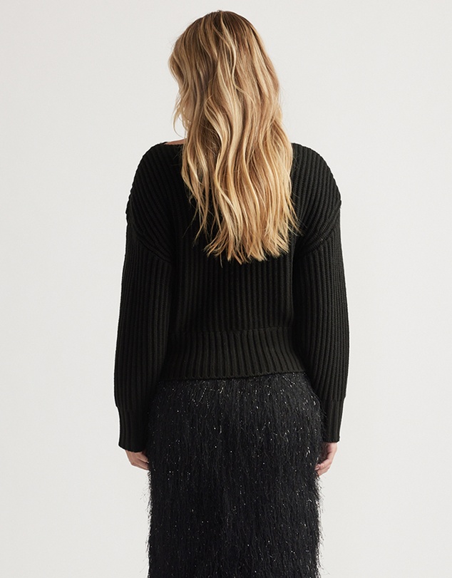 Decjuba - Rose Drop Shoulder Knit Jumper