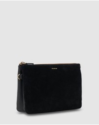 SABEN - Tilly's Big Sis Crossbody Black Suede