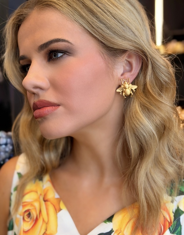 Stephanie Browne - Busy Bee Earrings