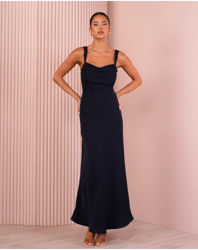 Azzurielle - Kayla Cowl Neck Gown