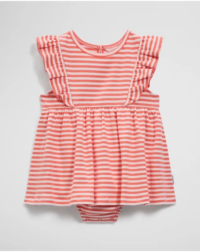 Country Road - Australian Cotton Blend Sleeveless Rib Romper Dress