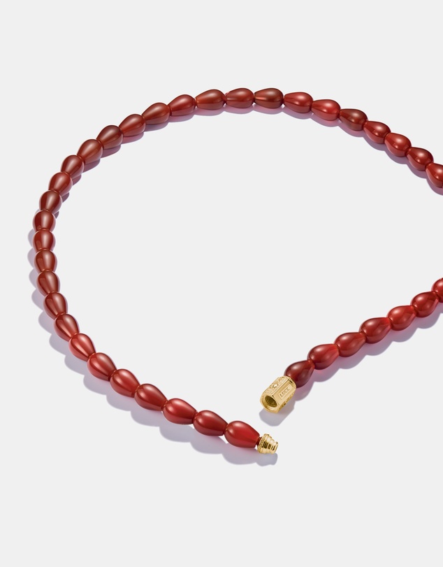 THOMAS SABO - THOMAS SABO Elyndra Necklace with Red Agate Beads