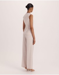 SABA - Celeste Wool Crew Neck Vest