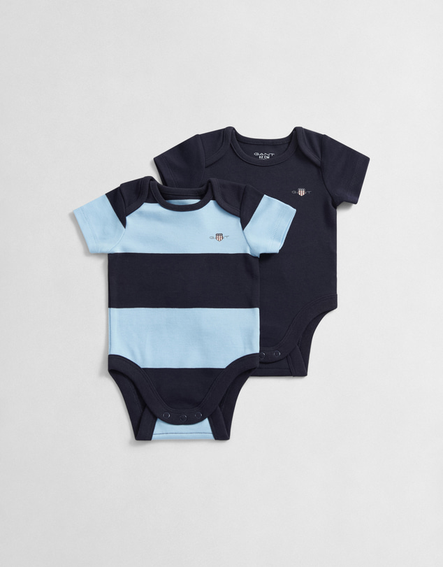 Gant - 2 Pack SS Striped Romper