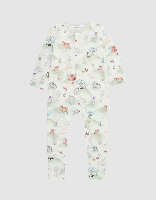 Bebe by Minihaha - Hunter Organic LS Zipsuit - Babies