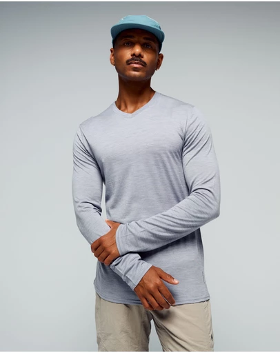 Kathmandu - 100% Merino Long Sleeve V-Top