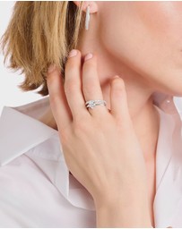 THOMAS SABO - Ring with white, heart-shaped zirconia