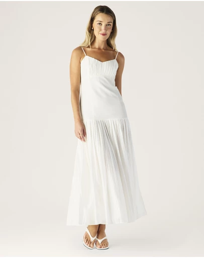 MOS The Label - Serafina Linen Maxi Dress