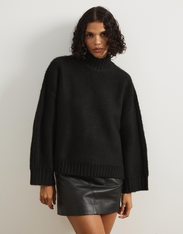 Atmos&Here - Charll Funnel Neck Knit Jumper