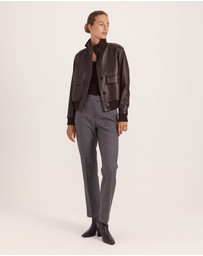 SABA - Jill Check Slim Leg Pant