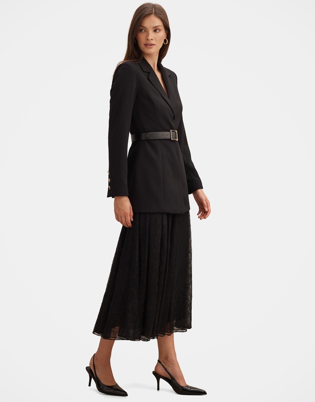 Forever New - Fallon Lined Blazer 2 in 1 Lace Dress
