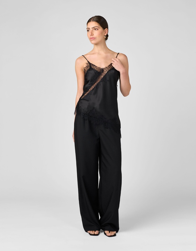 MVN - Asymmetrical Lace Top
