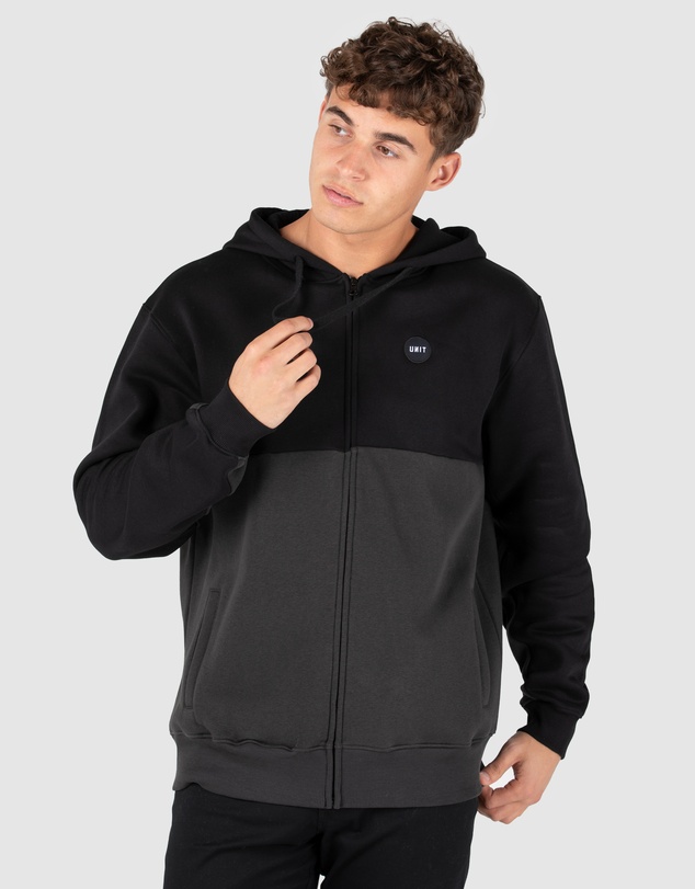 UNIT - UNIT Border Mens Zip Thru Hoodie