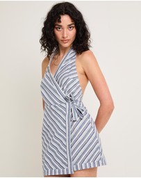 Subtitled - Otis Halter Wrap Dress