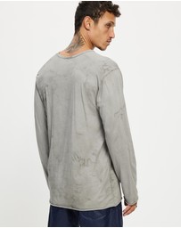 Surrounded By Ghosts - The Sapphirine Cotton Long Sleeve T-Shirt