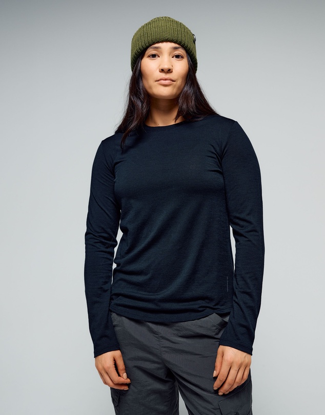 Kathmandu - 100% Merino Long Sleeve Crew Top